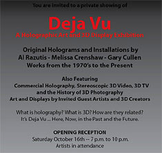 Deja Vu invitation detail - click enlarge