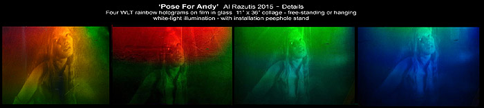 Hologram Sales page - Pose For Andy 2015
