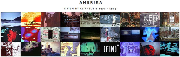 Amerika - DVD films sales direct from Al Razutis