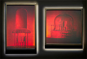 Hologram by Louise Bourgeois on exhibit in New Museum 2012 Pictures from the Moon