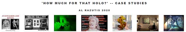click for essay 'How Much For That Holo' by Al Razutis 2020 2021