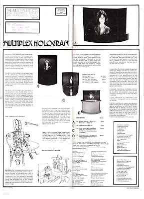 click/enlarge Multiplex Company Catalog page one of Holograms and Suppliers - Sharon McCormack Collection & Archives 2016
