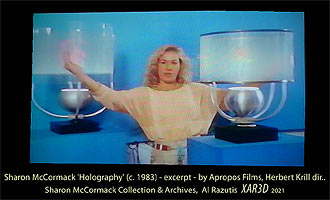 Multiplex holograms by Sharon McCormack 1983 - Herbert Krill unfinished film excerpt on YouTube