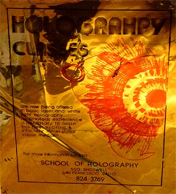 San Francisco School of Holography - Sharon McCormack Collection and Archives - photos by Al Razutis 2016