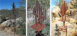 photos of 'Tuning Fork / Hatrack' by Al Razutis Mexico poses - click enlarge in separate window