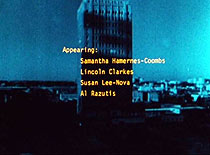 End Titles - Credits - Amerika a film by Al Razutis