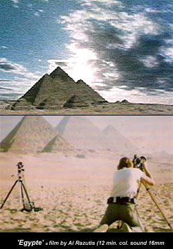 'EGYPTE a film by Al Razutis - click for enlarged photo page'