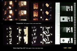 Click for enlargement of frames from 1967 - 1969 films by Al Razutis