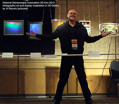 Al Razutis presents holography at NSA 2012, California