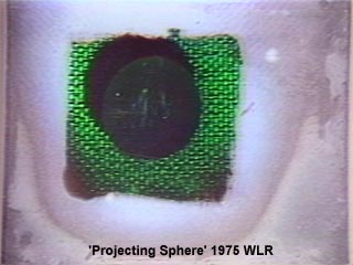 Projecting Sphere hologram by Anait 1975
