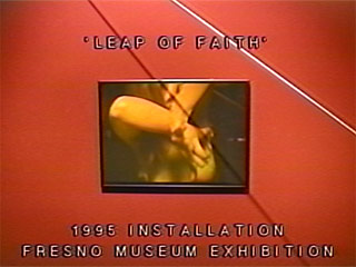 Leap of Faith holographic installation by Becky Deem