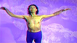 Walking on Air in anaglyph 3D   by Al Razutis  1 min.  excerpt on YouTube