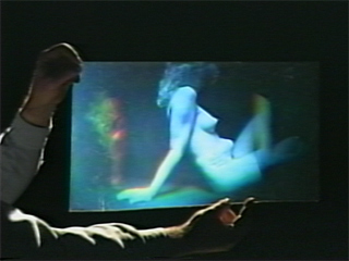 master transmission  hologram of nude by Fred Unterseher