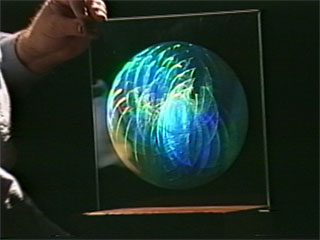 Mandala hologram by Fred Unterseher