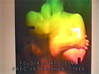 Folding Unfolding two-channel rainbow hologram by Fred Unterseher