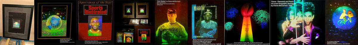 holographic collectibles authored by Sharon McCormack