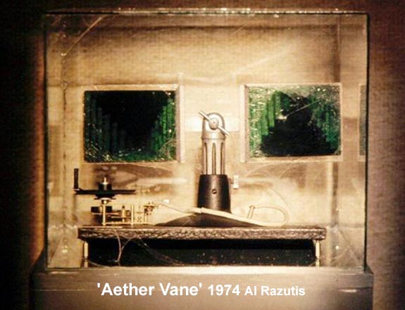 AETHER VANE - 1974/Al Razutis - 1977 Visual Alchemy exhibition photo