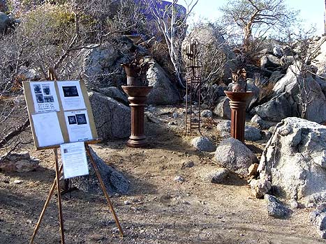 'Dreamtime in Bloom' & 'Tuning Fork / Hatrack' on exhibit at Desert Light Gallery, Los Zacatitos, BCS, Mexico 2012 - click/enlarge in separate window