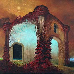 Painting by Zdzislaw Beksinski - click to enlarge