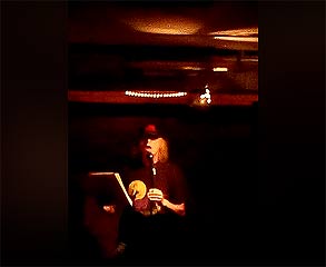 click for Bill Bissett reading 2017 at the Ossington - video by David Bateman  