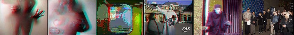 Compilation 1990's anaglyph 3D films released by Al Razutis on VIMEO