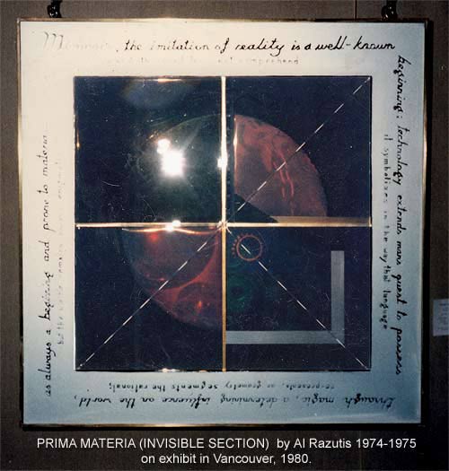 PRIMA MATERIA (INVISIBLE SECTION) - 1976 - Al Razutis