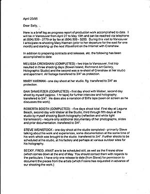 Razutis report April 23 1995 to Weber  - click to enlarge