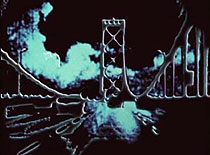  98.3 KHz: (Bridge at Electrical Storm (Amerika) film by Al Razutis