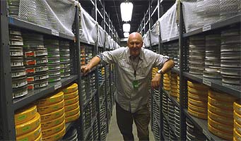 click/enlarge - film-maker Al Razutis at Academy Archives